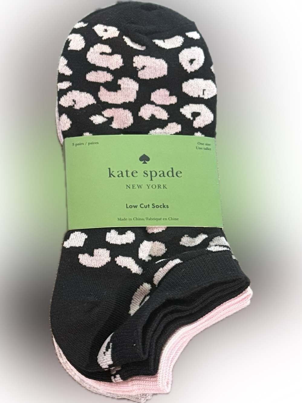 kate spade New York Low Cut Socks 3 Pack